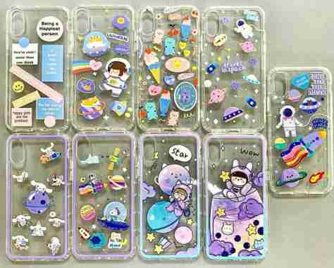 AIRBAG UNIVERSE SPACE CASE IPHONE 11 7+ 8+ X XS 11 PRO 11 PRO MAX Iphone X/XS FLY TO THE MOON