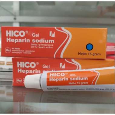 Hico Gel 15 gram Heparin Gel Untuk Trombosis Permukaan (Kemasan Baru)