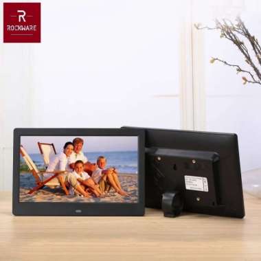 ROCKWARE RW-SJD1003 - 10 inch Digital Photo Frame - Frame Foto Digital Black Black