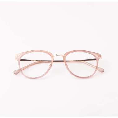 SATURDAY 83037 KACAMATA STYLISH CAT EYE GRATIS LENSA UKURAN Peach Gold