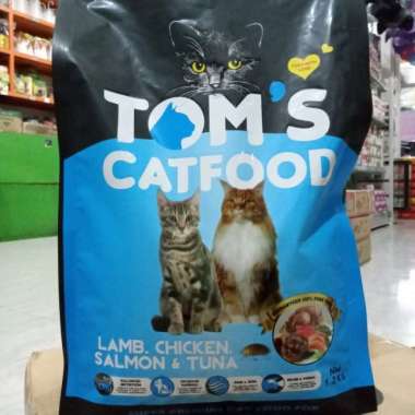tom's cat food Adult/kitten 1.2kg Makanan kucing Tom's All Breed