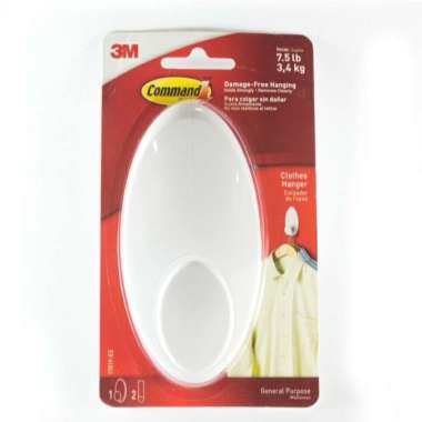 3M command 17019 gantungan baju/jas clothes hanger
