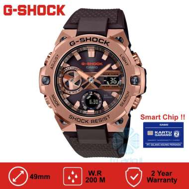 Casio G-SHOCK GST-B400MV-5ADR - Jam Tangan Pria - G-STEEL - Rosegold