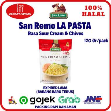 San Remo La Pasta Macaroni Cheese Alfredo Four Cheeses Chicken Curry Carbonara Sour Cream & Chives