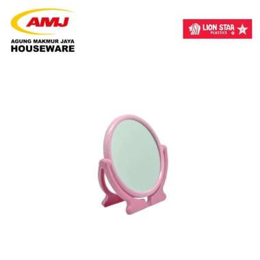 BEAUTY MIRROR CERMIN MAKE UP BULAT LION STAR
