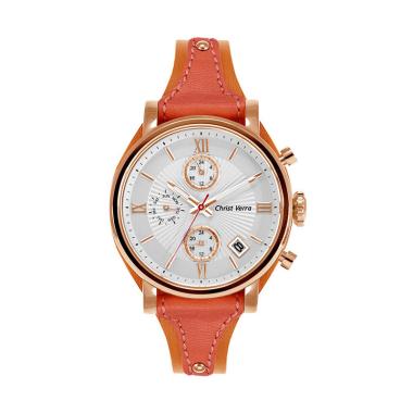 Christ Verra Christ Verra Cv 71054L-25 Women'S Watches Jam Tangan Wanita - Orange Orange