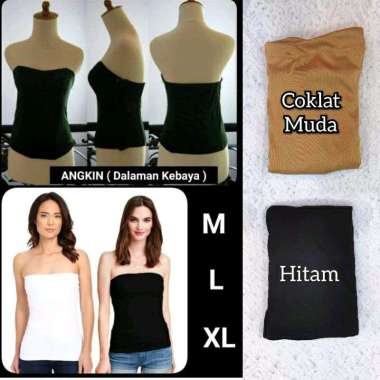 ANGKIN KEBAYA BALI/DALAMAN KEBAYA cream L