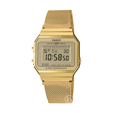 CASIO A700WMG Vintage Classic Jam Tangan Wanita [Original]  Gold