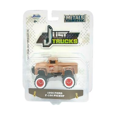 Jada 14020W19 1956 Ford F-100 Pickup 19 Diecast - Brown [1:64]