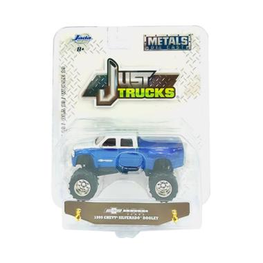 Jada 14020W19 1999 19 Chevy Silverado Dooley Diecast - Dark Blue [1:64]
