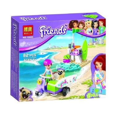 Bela 10603 Friends Mia Beach Scooter Mini Blocks 82 Pcs