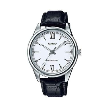 Jual Casio Standard Strap Leather Jam Tangan Pria Black Mtp 1183e 7bdf Online November 2020 Blibli