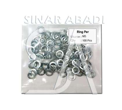 RING PER M 5 - RING PER BAUT M5 ISI 100 PCS