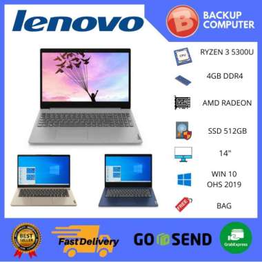 Lenovo Ideapad Slim 3 14ALC6 Ryzen 3 5300U 8GB 512GB 14" WIN10 OHS