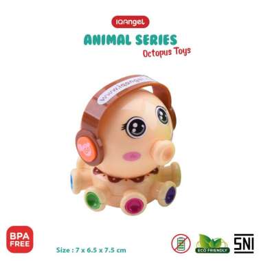 IQ Angel Octopus Toys - Cream