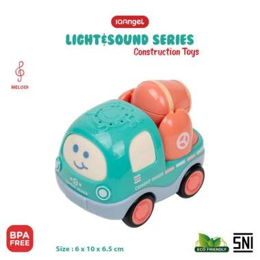 IQ Angel Light & Sound Construction Toys New - Mixer Truck