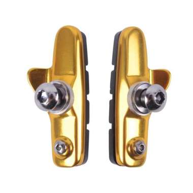 ZTTO U Brake Shoe Karet Kampas Rem Sepeda Lipat Roadbike Gold