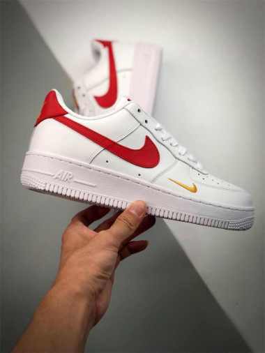 nike airforce with gold