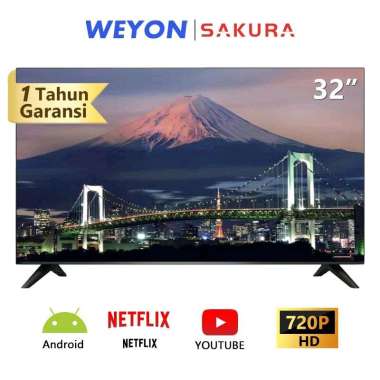 PROMO LED 32 INCH SMART TV ANDROID MULTIFUNGSI MURAH
