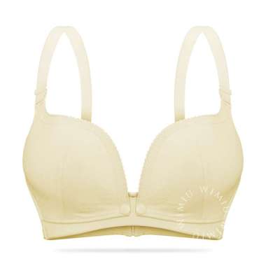 WIMIU Bra Menyusui BH Menyusui BH Wanita Cup Jumbo Besar C BH Maternity Bra 100047 Cream 34