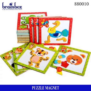 Puzzle Magnet Mainan Anak Puzzle Mini Kreatif Anak Papan Susun Puzzle 015 Ostrich
