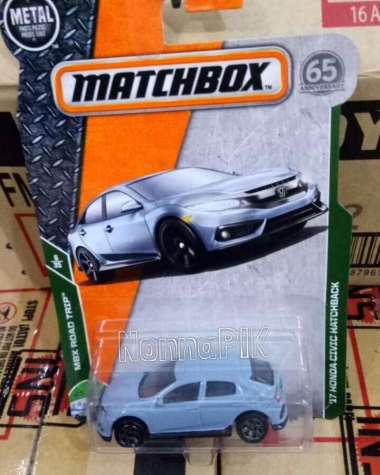 Matchbox 17 Honda Civic Hatchback - biru muda