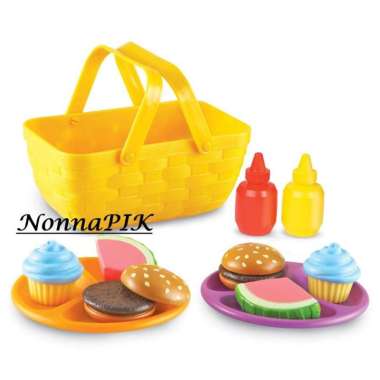 Picnic Basket Set / Set Mainan Keranjang Piknik