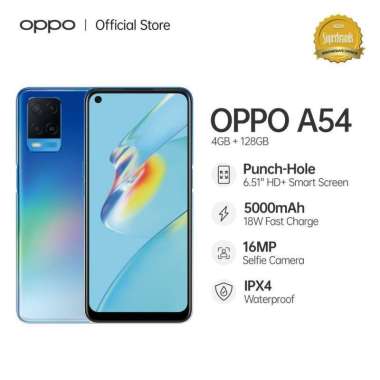 OPPO A54 biru
