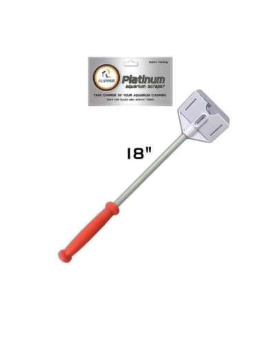 Flipper Platinum Aquarium Hand Scraper 18"
