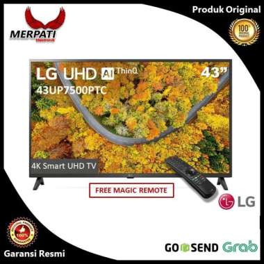 LG TV 43UP7550PTC 43 INCH SMART TV 4K UHD | 43UP7550 MAGIC REMOTE LED TV 43 INCH