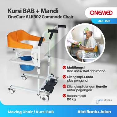 Kursi Roda One Care ALK902 + Commode / Onecare Chair Kursi BAB + Mandi