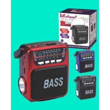 SPEAKER RADIO SENTER RL-4049BT BASS BLUETOOTH / USB / TF / MP3 PLAYER hitam
