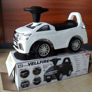 Ride On Car AWK - 9008 Tolocar VELLFIRE Mainan Mobil Anak White