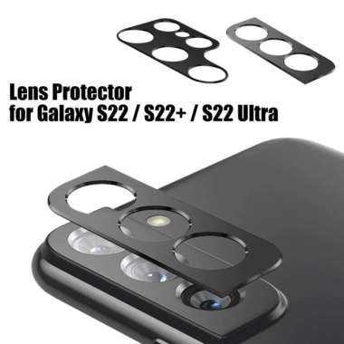 SAMSUNG S22 / S22+ /S22 ULTRA BLACK FRAME TEMPERED CAMERA PROTECTION S22 PLUS