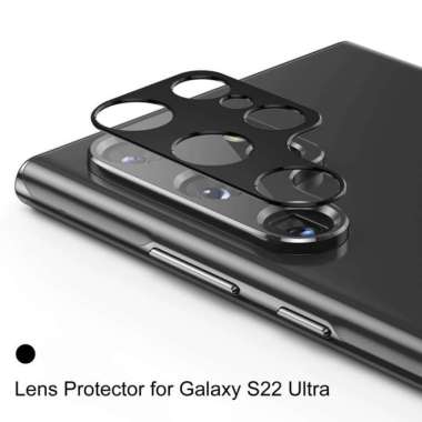 SAMSUNG S22 / S22+ /S22 ULTRA BLACK FRAME TEMPERED CAMERA PROTECTION S22 ULTRA