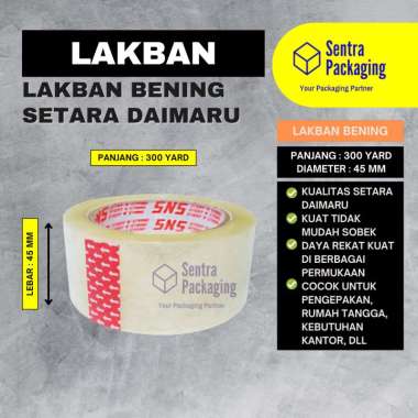 Lakban Bening 300 Yard x 45MM - SETARA DAIMARU