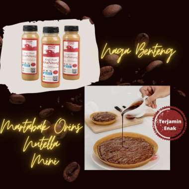 Martabak Pizza Orins Manis Topping Nutella & Naga Benteng 250ml Besar