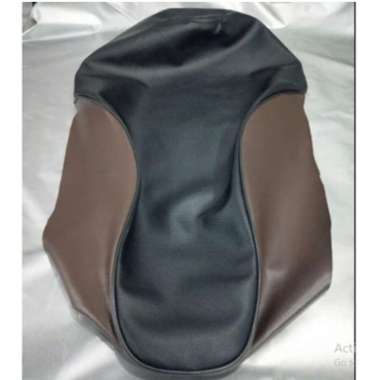 KULIT JOK SUPRA X125 OLD/sarung jok motor honda supra x125 double dist coklat tua hitam