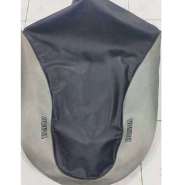 KULIT JOK SUPRA X125 OLD/sarung jok motor honda supra x125 double dist samping abu HONDA