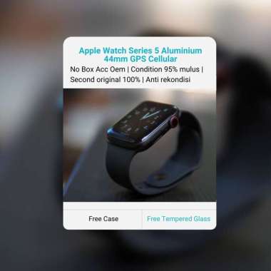 Jual Apple Watch Series 5 44 Mm Online Terbaru April 2022 - Blibli