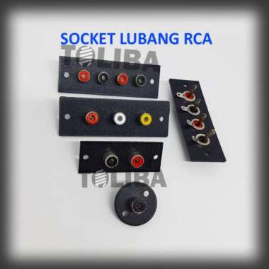 soket rca 1 2 3 lubang 4 pin soket input output soket audio socket rca 2 lubang