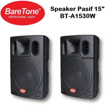 Speker pasif baretone 15 inc BT-A1530W ORIGINAL hitam