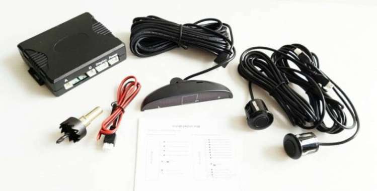 Sensor Parkir 2 Titik Display LED, Parking Sensor