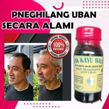 Minyak penghilang uban anti ketombe kayu balitung kalimantan