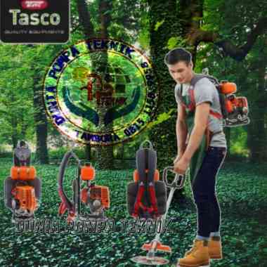 Mesin Pemotong Rumput Gendong TASCO TAC 328 Mesin Potong Rumput 2tak 100 % ORIGINAL Multicolor