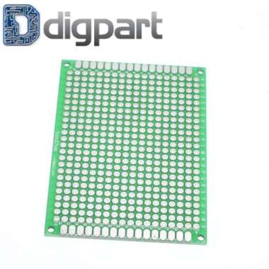 PCB Lubang Dua Sisi 5x7 Cm Prototype Board Double Side