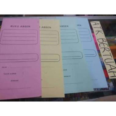 BUKU ABSEN ABSENSI SEKOLAH
