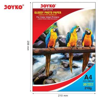 KERTAS FOTO GLOSSY PHOTO PAPER GLOSSY 210