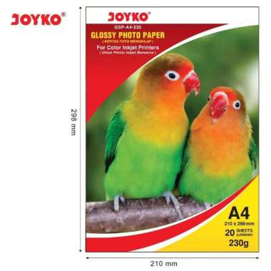 KERTAS FOTO GLOSSY PHOTO PAPER GLOSSY 230
