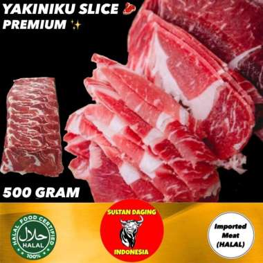 DAGING SLICE YAKINIKU 500 GRAM IMPORT/ DAGING SLICE YOSHINOYA 500GR/ DAGING SLICE TERIYAKI 500GR/YAK